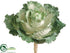Silk Plants Direct Ornamental Cabbage - Cream Green - Pack of 12