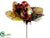 Pomegranate, Pine Cone Pick - Brown - Pack of 24