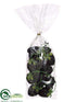 Silk Plants Direct Blackberry - Black - Pack of 12
