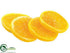 Silk Plants Direct Orange Slices - Orange - Pack of 24