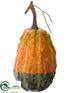 Silk Plants Direct Gourd - Orange Green - Pack of 12