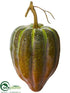 Silk Plants Direct Gourd - Orange Green - Pack of 6