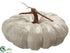 Silk Plants Direct Pumpkin - Cream Gray - Pack of 4