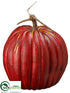 Silk Plants Direct Pumpkin - Red Green - Pack of 4