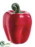 Silk Plants Direct Bell Pepper - Red - Pack of 12