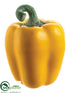Silk Plants Direct Bell Pepper - Yellow - Pack of 12