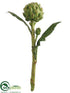Silk Plants Direct Artichoke Stem - Green - Pack of 6