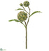 Silk Plants Direct Artichoke Spray - Green - Pack of 12