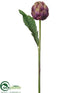 Silk Plants Direct Artichoke Spray - Eggplant - Pack of 12