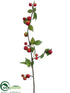 Silk Plants Direct Crabapple Spray - Red - Pack of 12