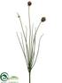 Silk Plants Direct Onion Bloom Spray - Burgundy - Pack of 12