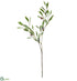 Silk Plants Direct Soft Plastic Olive Spray - Green Plum - Pack of 12