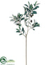 Silk Plants Direct Olive Spray - Green Burgundy - Pack of 12