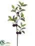 Silk Plants Direct Plum Branch - Plum - Pack of 6