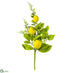 Silk Plants Direct Lemon, Fern Spray - Yellow - Pack of 12