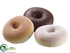 Silk Plants Direct Donuts - Chocolate Cream - Pack of 12