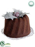 Silk Plants Direct Bundt Cake - Chocolate - Pack of 12
