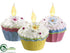 Silk Plants Direct Cupcakes - Mixed - Pack of 4
