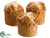 Mini Muffin - Brown - Pack of 12