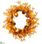 Pomegranate, Berry, Oak Leaf Wreath - Yellow Mustard - Pack of 2