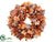 Berry, Grape Leaf, Pine Cone Wreath - Orange Fall - Pack of 1