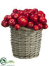 Silk Plants Direct Apple - Red - Pack of 2