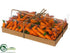 Silk Plants Direct Carrot - Orange - Pack of 4