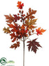 Silk Plants Direct Maple, Berry Spray - Fall - Pack of 12