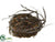 Silk Plants Direct Bird Nest - Brown - Pack of 12