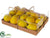 Silk Plants Direct Lemon - Yellow - Pack of 12