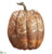 Marble-Look Pumpkin - Brown Cream - Pack of 6