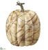 Silk Plants Direct Marble-Look Pumpkin - Cream Brown - Pack of 6
