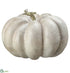 Silk Plants Direct Marble-Look Pumpkin - Gray Green - Pack of 6