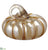 Glass Pumpkin - Clear Brown - Pack of 4