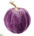 Silk Plants Direct Velvet Pumpkin - Purple - Pack of 6