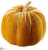 Silk Plants Direct Velvet Pumpkin - Amber - Pack of 12