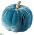 Silk Plants Direct Velvet Pumpkin - Teal - Pack of 12