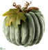 Silk Plants Direct Velvet Pumpkin - Green - Pack of 6