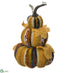 Silk Plants Direct Stacking Pumpkin - Orange - Pack of 2