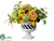 Apple, Sunflower, Rose - Yellow Green - Pack of 1