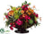 Vanda Orchid, Lily, Agave - Fuchsia Orange - Pack of 1