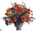 Silk Plants Direct Poppy, Lavender, Orchid, Phlox - Purple Orange - Pack of 1