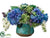 Hydrangea, Lilac, Thistle Spray - Blue Green - Pack of 1