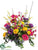Forsythia, Anemone, Daisy - Yellow Purple - Pack of 1