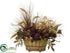 Silk Plants Direct Cymbidium Orchid, Millet, Grass, Artichoke - Mustard Brown - Pack of 1