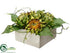 Silk Plants Direct Sunflower, Artichoke - Green - Pack of 1