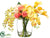 Phalaenopsis Orchid, Rose, Protea, Peony - Yellow Salmon - Pack of 1