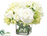Silk Plants Direct Hydrangea, Rose, Agapanthus - Cream White - Pack of 1
