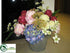 Silk Plants Direct Hydrangea, Rose, Artichoke - Pink Green - Pack of 1