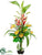 Heliconia, Anthurium, Foxtail - Red Green - Pack of 1